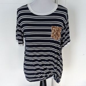 Sun n Moon striped tunic